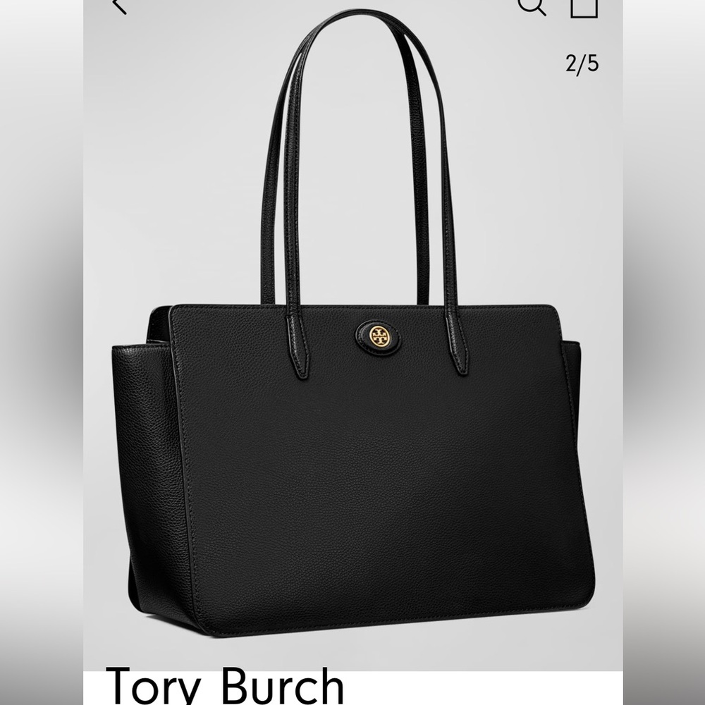 Tory Burch Robinson Tote Black